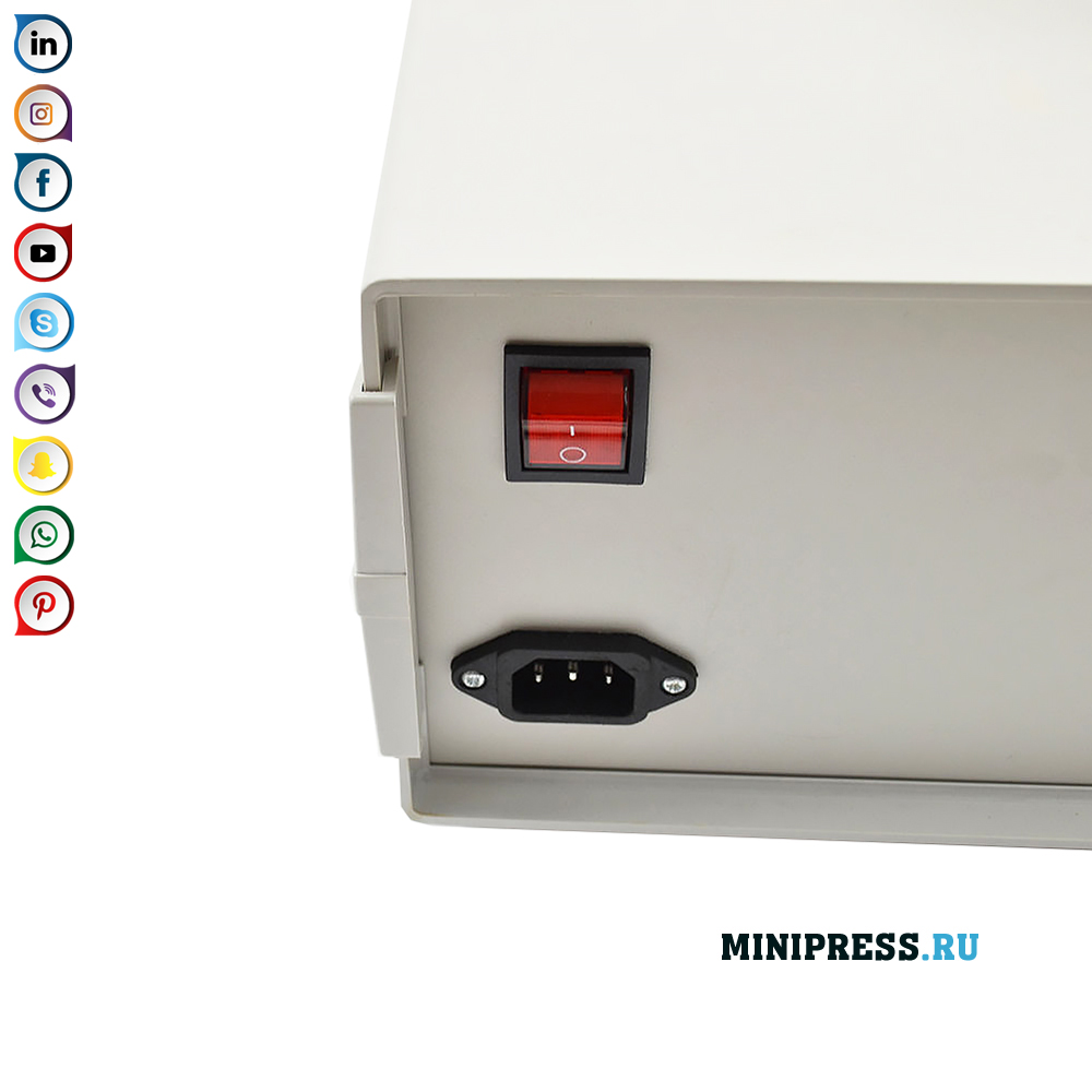 Peralatan desktop untuk mengelas membran ke leher botol plastik