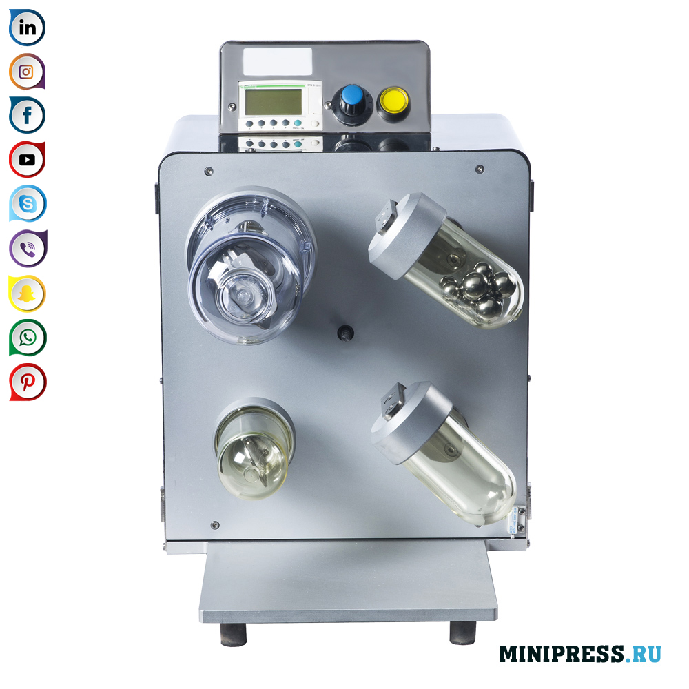 Mixer bola dan paddle laboratorium