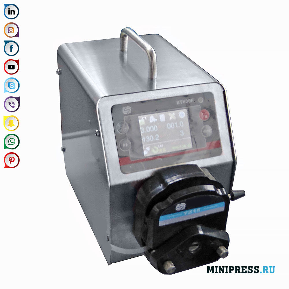 Produksi dan penjualan pompa peristaltik; kontrol akurasi pengisian cairan