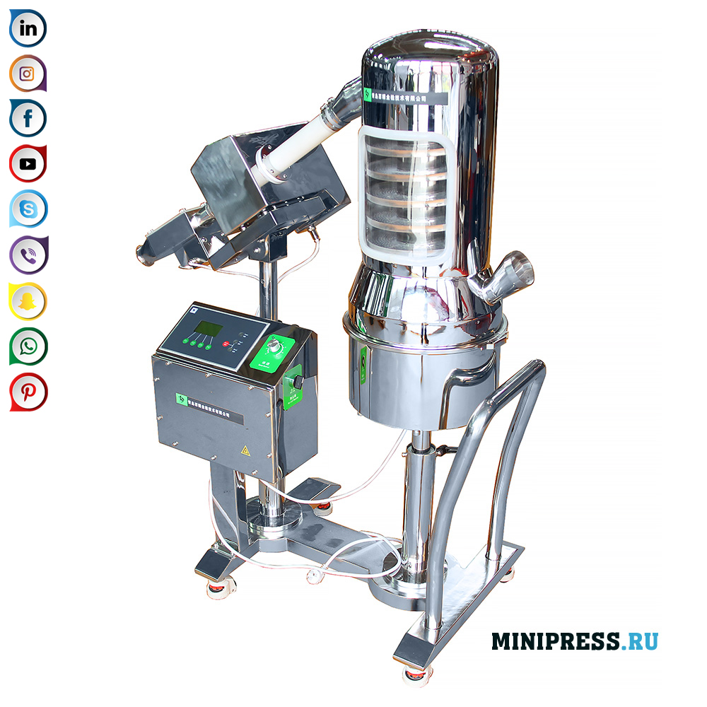 Penghapusan debu dan peralatan makan tablet dengan pengujian detektor logam