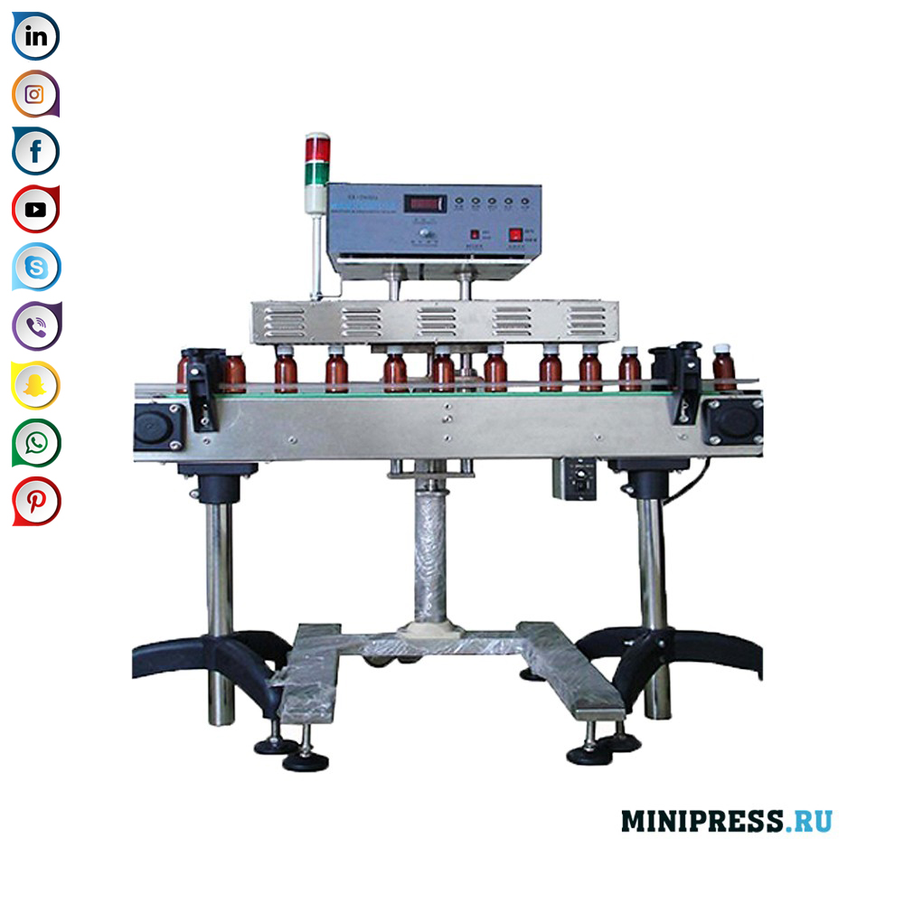 Peralatan untuk menyegel leher dengan aluminium foil