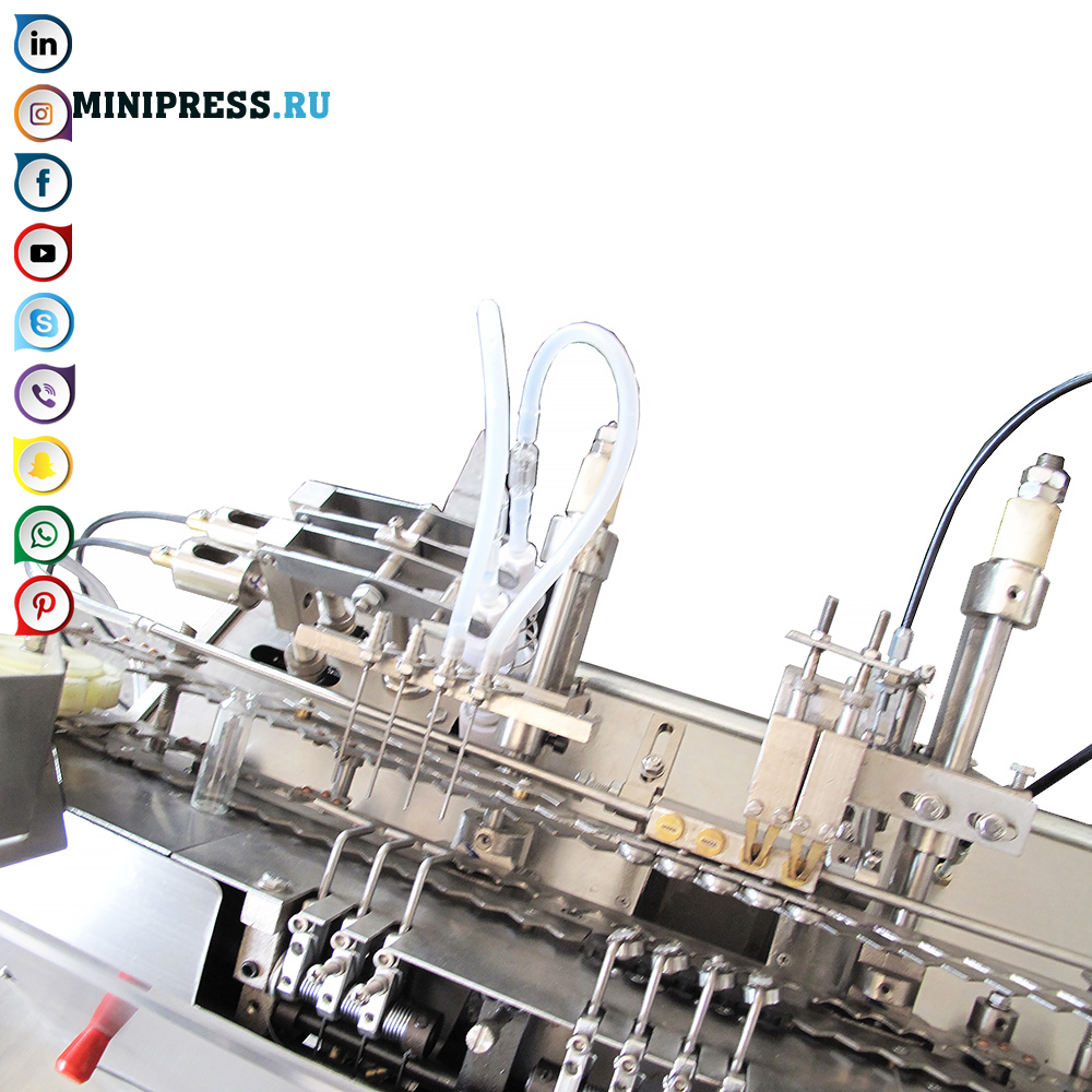 ציוד למילוי ואיטום אמפולות זכוכית