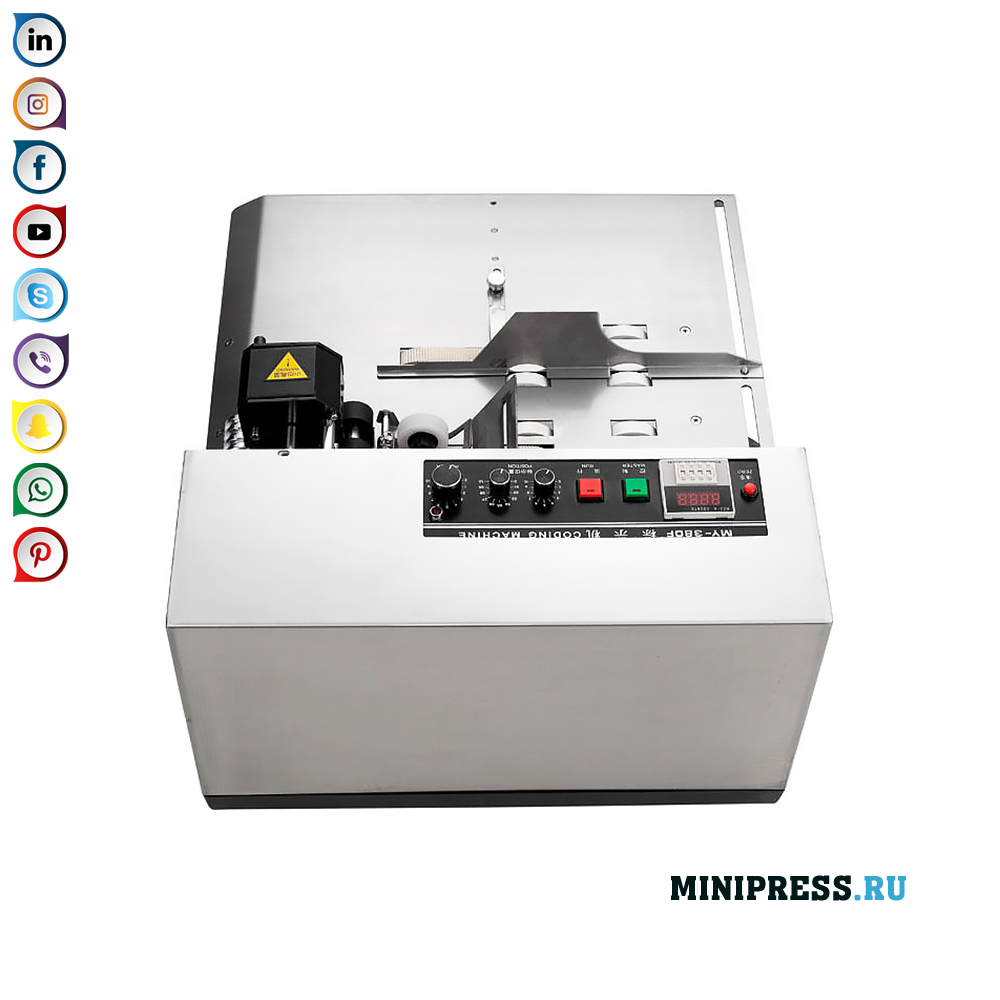 ציוד לסימון תאריך תפוגה ומספר אצווה