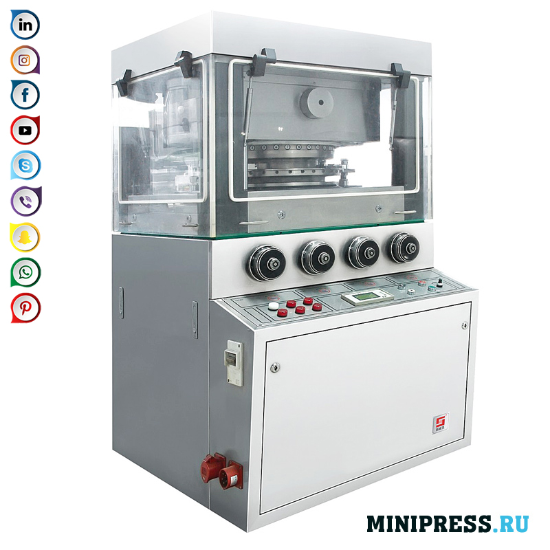 錠剤に錠剤を打錠するための機器