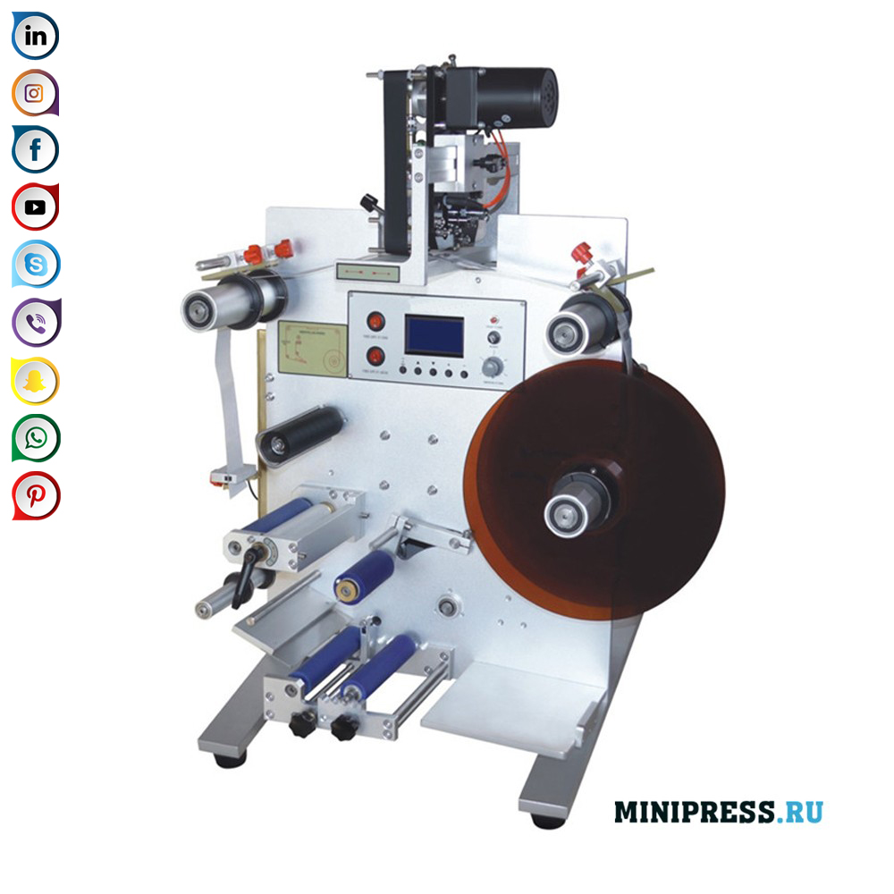 半自動丸ボトルラベラー