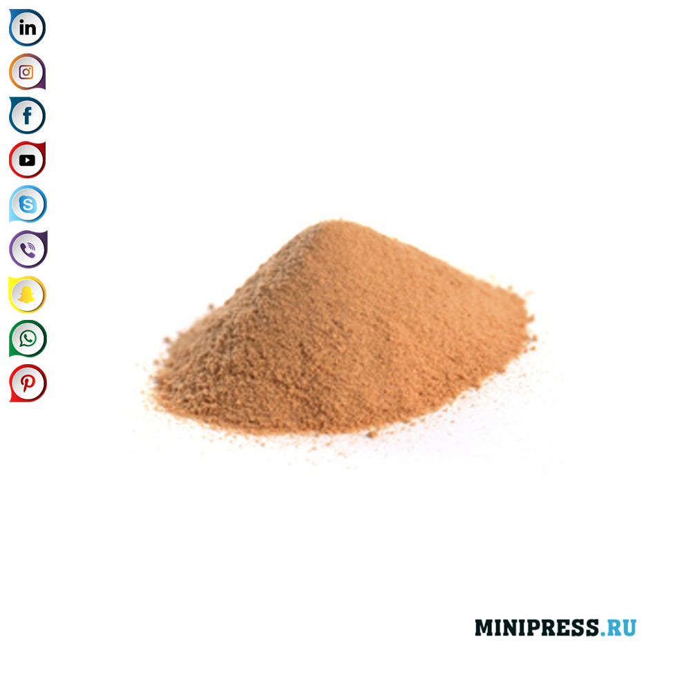 ふるいにかける粉末