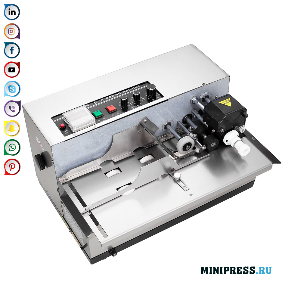 포장 만료 날짜 및 배치 번호 표시를위한 장비