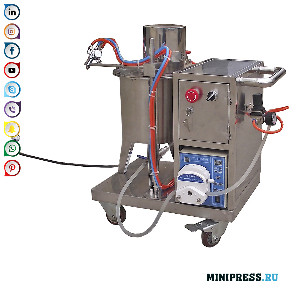Kepimo indas, naudojamas poliruotiems organiniams lukštams uždėti