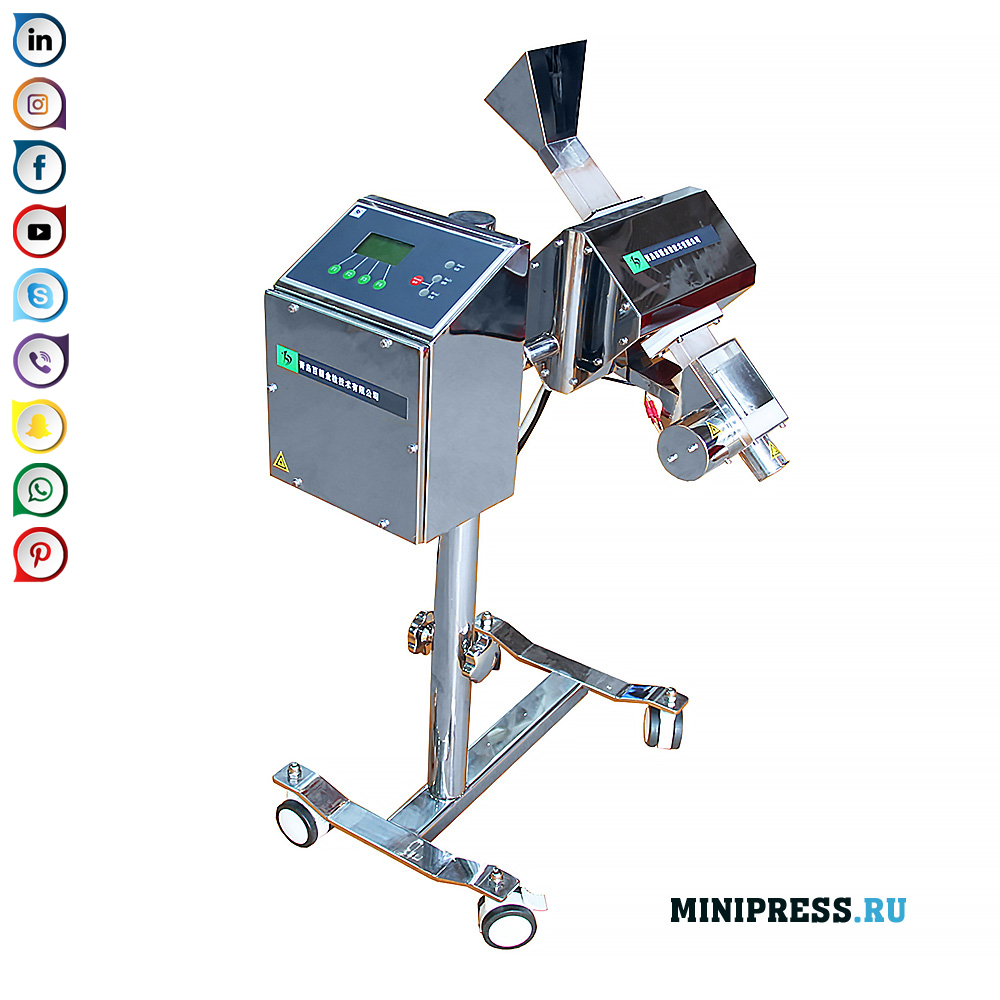 Metalinis separatorius tabletėms ir kapsulėms tirti