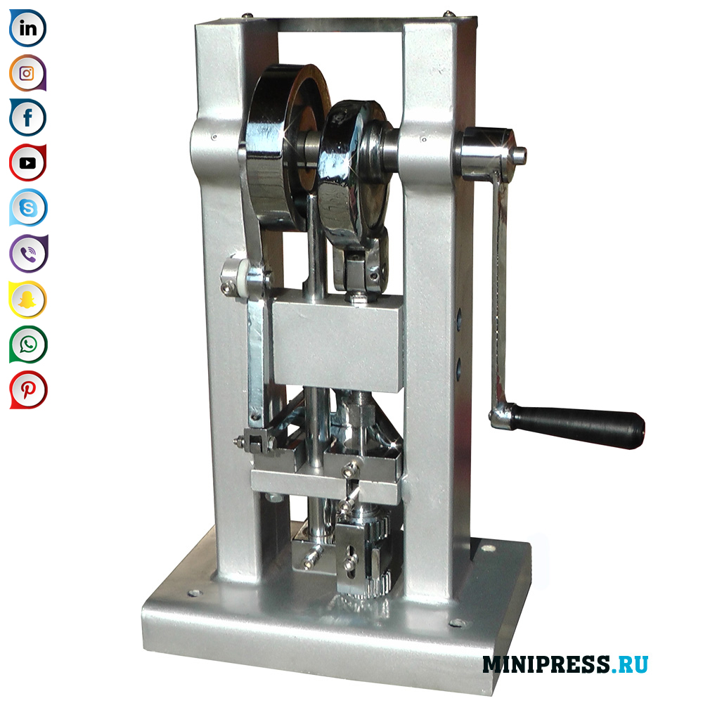 Rankinis laboratorinis tablečių presas