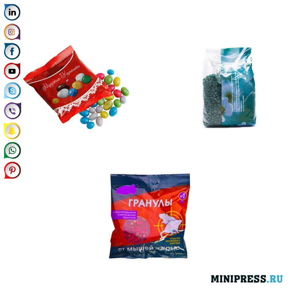 Supakuotos granulės