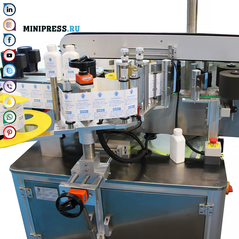 Автоматска машина за налепници со етикети