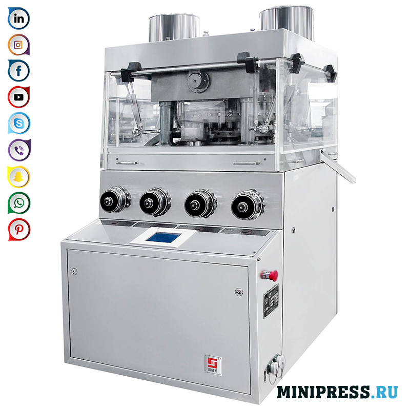 Притиснете за автоматско производство на таблети во прав