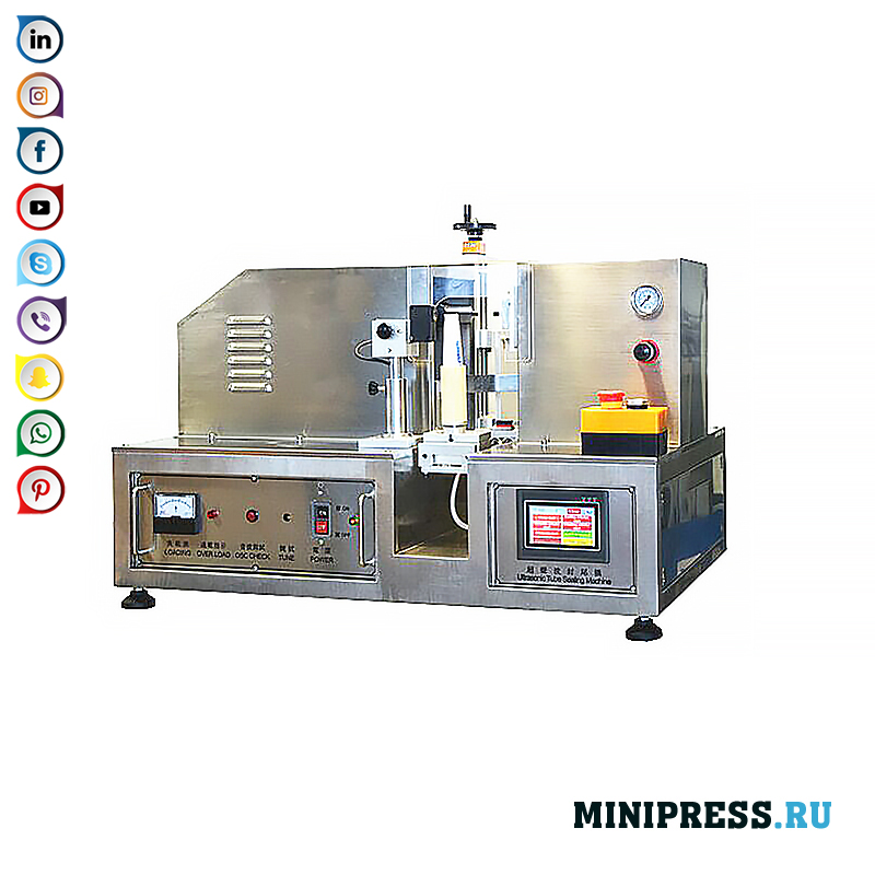 Peralatan untuk mengisi dan menutup tiub plastik