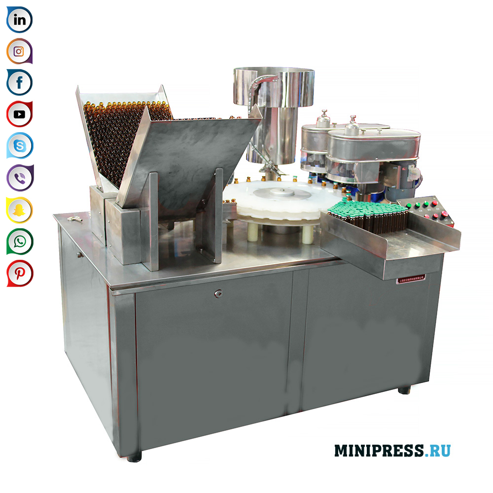 Peralatan automatik untuk mengisi cecair ke dalam botol yang tidak stabil