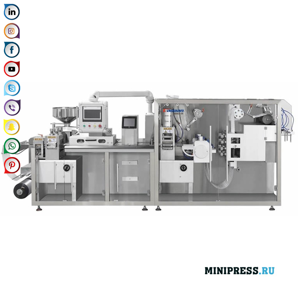 Mesin Pembungkusan Lepuh automatik Aluminium / PVC / Aluminium