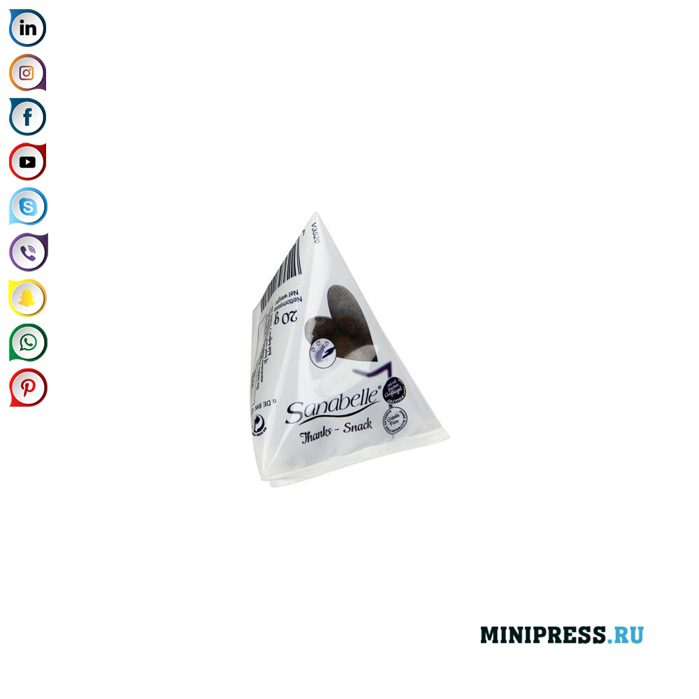 Pellet packing dalam beg triangular