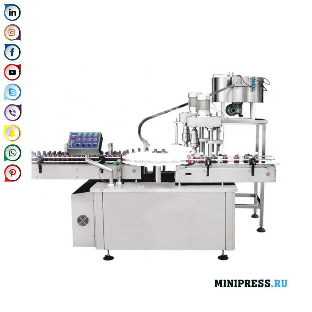 Automatik Double Head Capping Machine