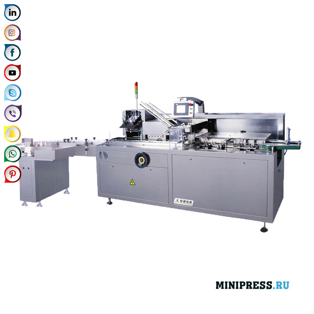 Mesin Cartoning Automatik yang mendatar