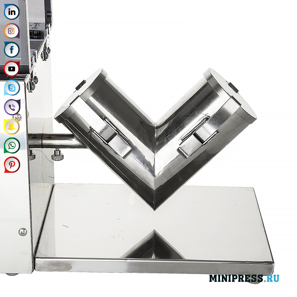 Mixer tal-benchtop tal-laboratorju għal trab xott