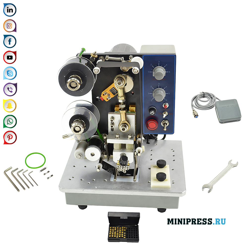 Tagħmir għall-ittimbrar bis-sħana tad-data u tad-data tal-iskadenza fuq il-pakkett