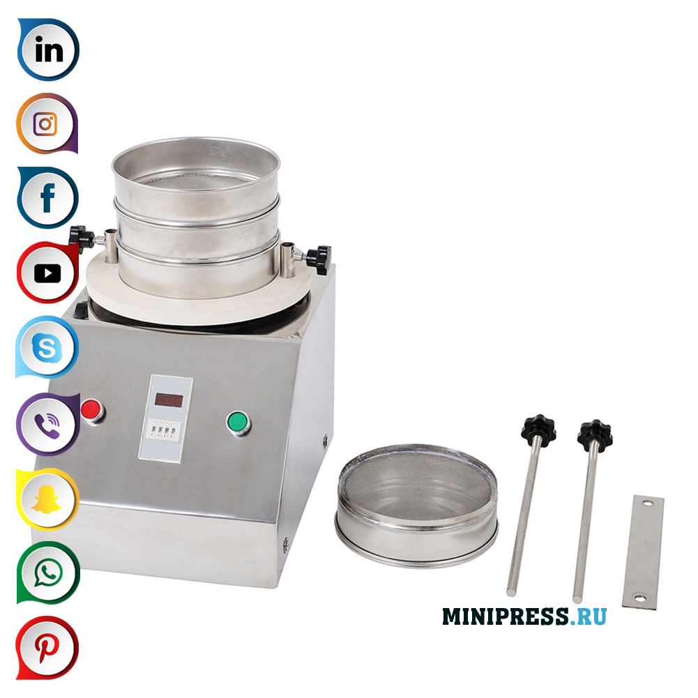 Laboratoriesvibrasjonssikt med flere nivåer