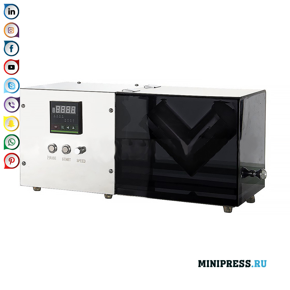 Laboratorie benchtop mikser for tørre pulver