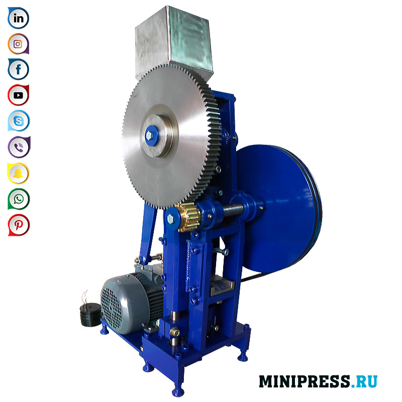 Tabletpress for farmasøytisk produksjon av pulvertabletter