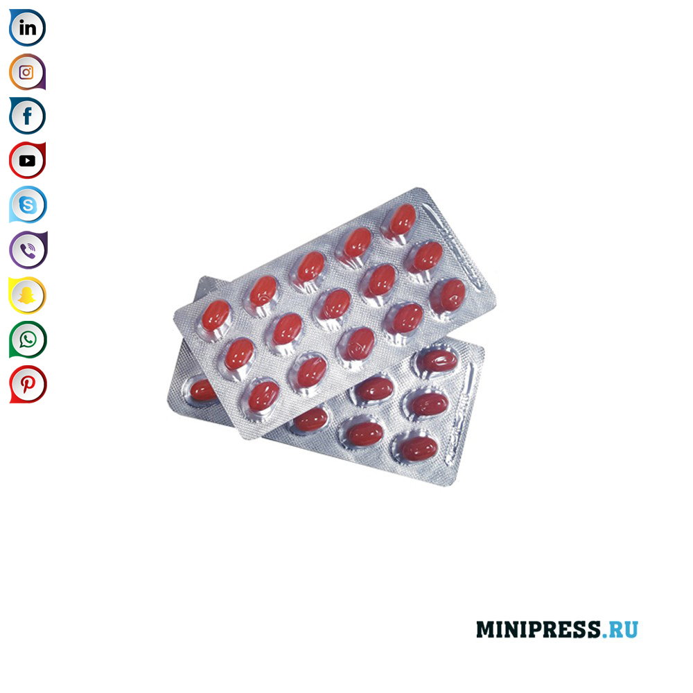 Pakningstabletter i blemmet aluminium / aluminium-aluminium / pvc