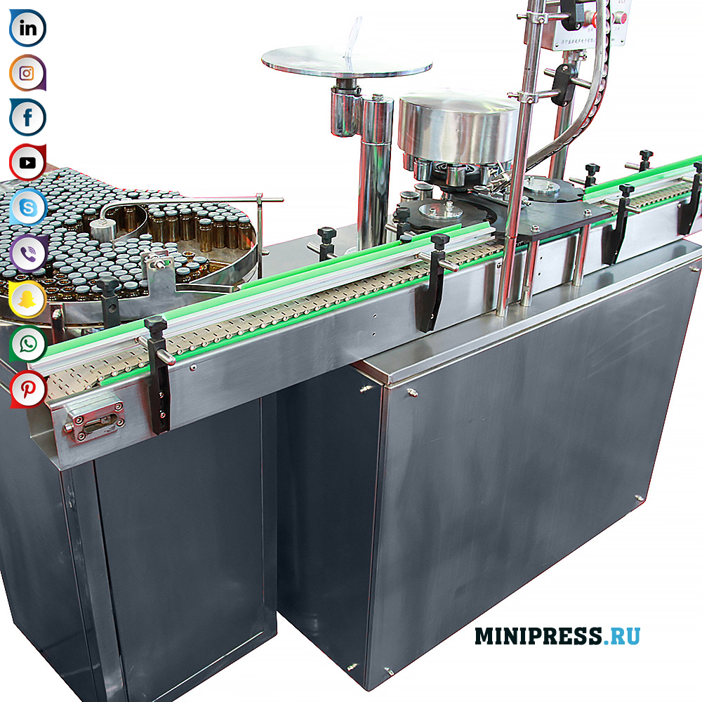 Echipamente pentru rularea capacelor de aluminiu pe sticle