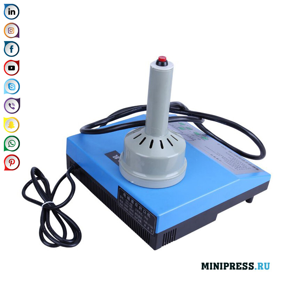 Echipament pentru sigilarea prin inducție electromagnetică a gâtului cu folie de aluminiu