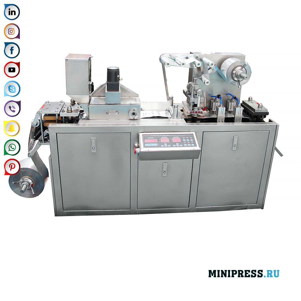 Zariadenie na balenie tabliet a želatínových kapsúl do hliníkových blistrov