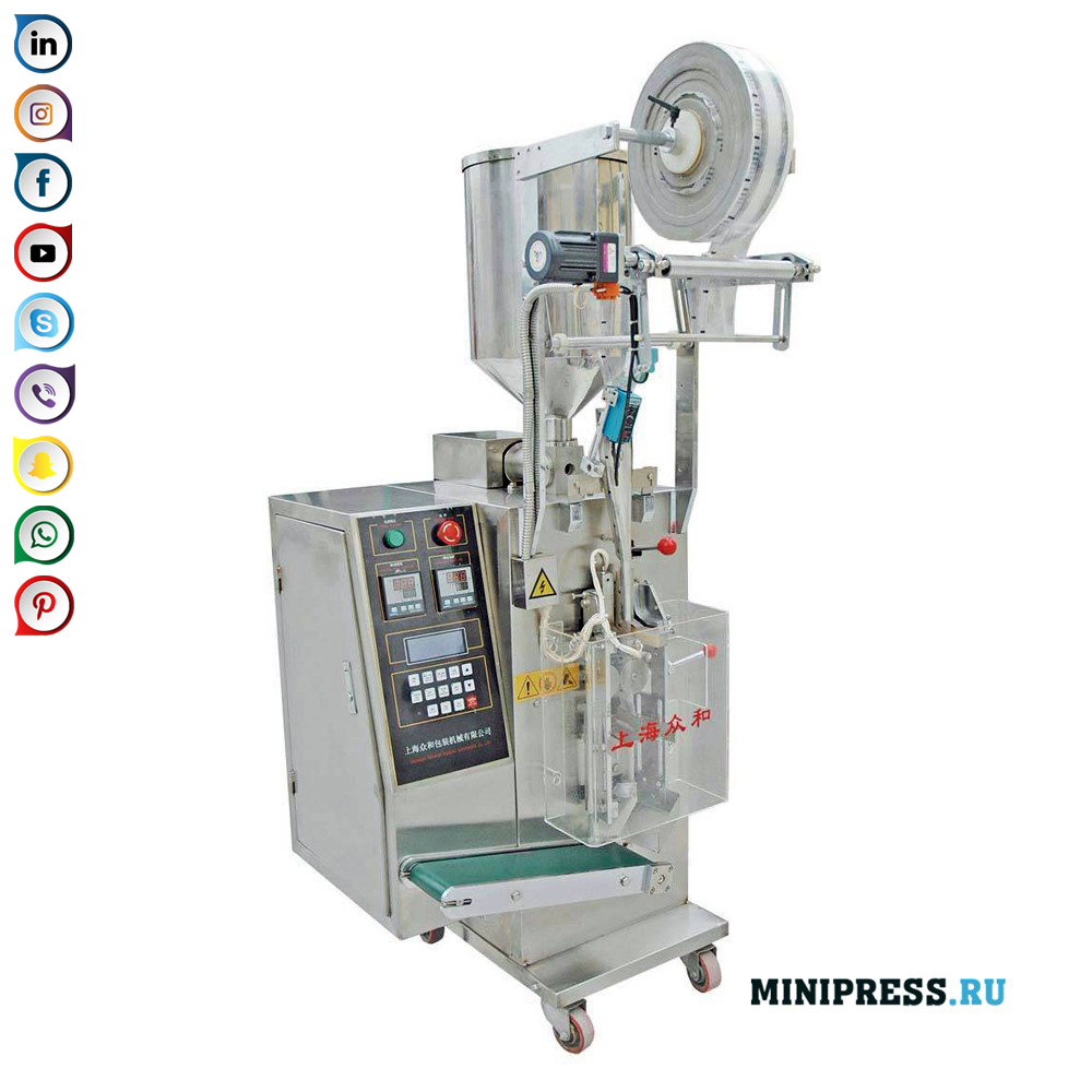 Oprema za avtomatsko pakiranje tekočin in viskoznih snovi