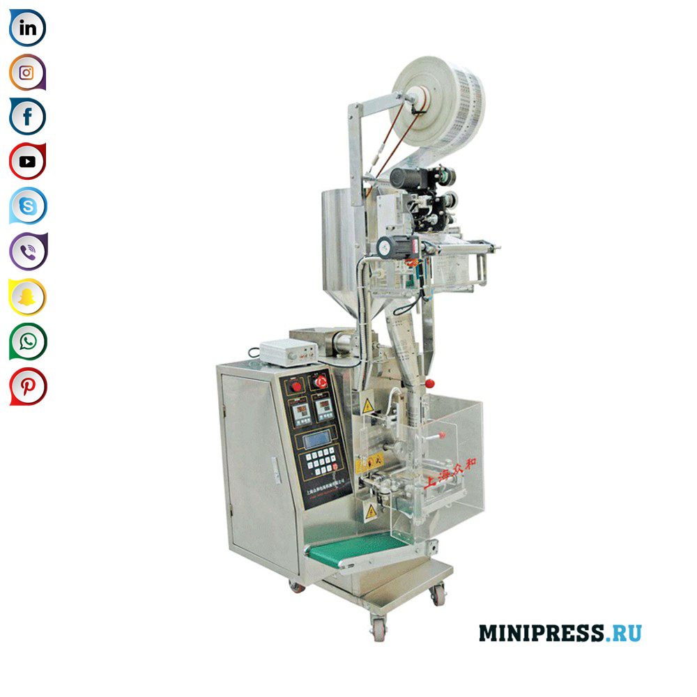 Oprema za avtomatsko pakiranje tekočin in viskoznih snovi