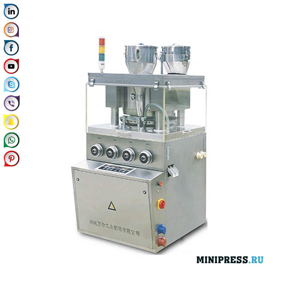 Vrtljiva tableta za dvobarvne in obročaste tablete