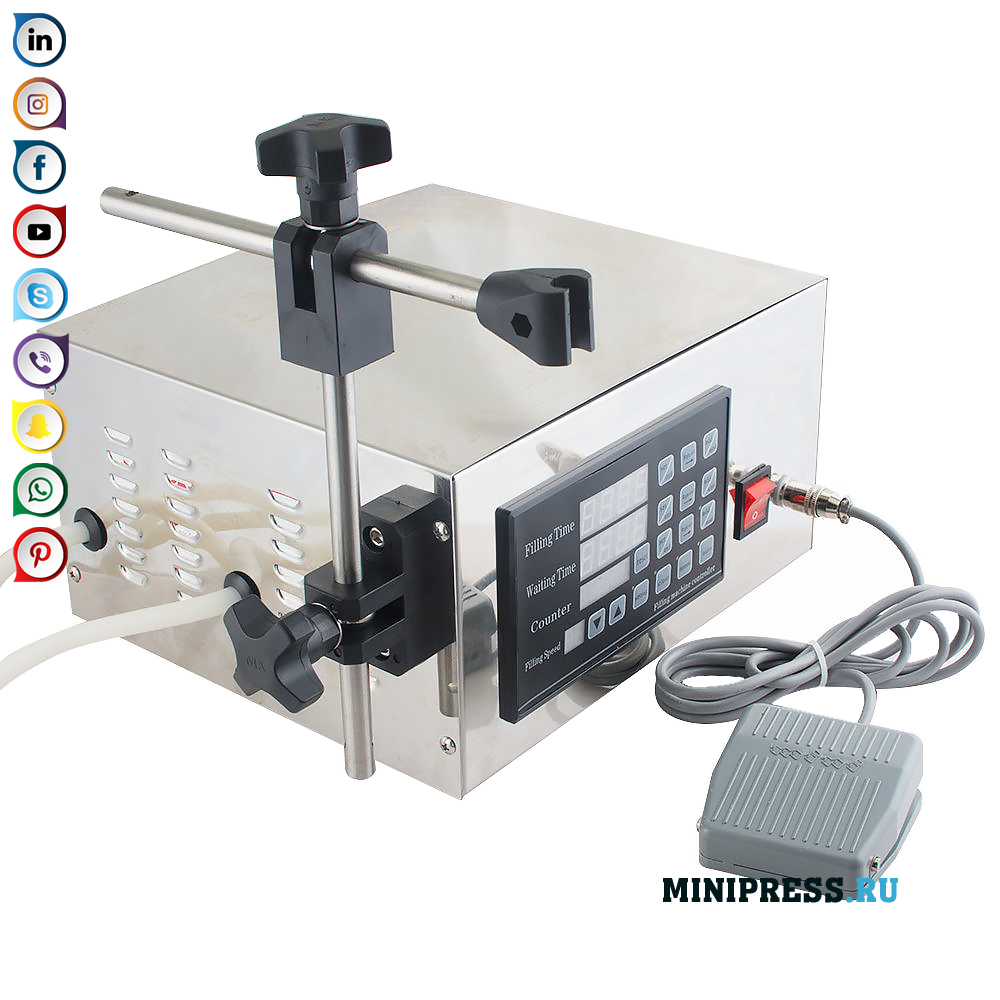 Máquina de Llenado de Líquidos Automática para Crema Cosméticos 5-3500ml 