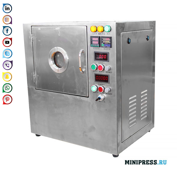 Máquina de calentamiento de fluidos por microondas con mezclador magnético incorporado
