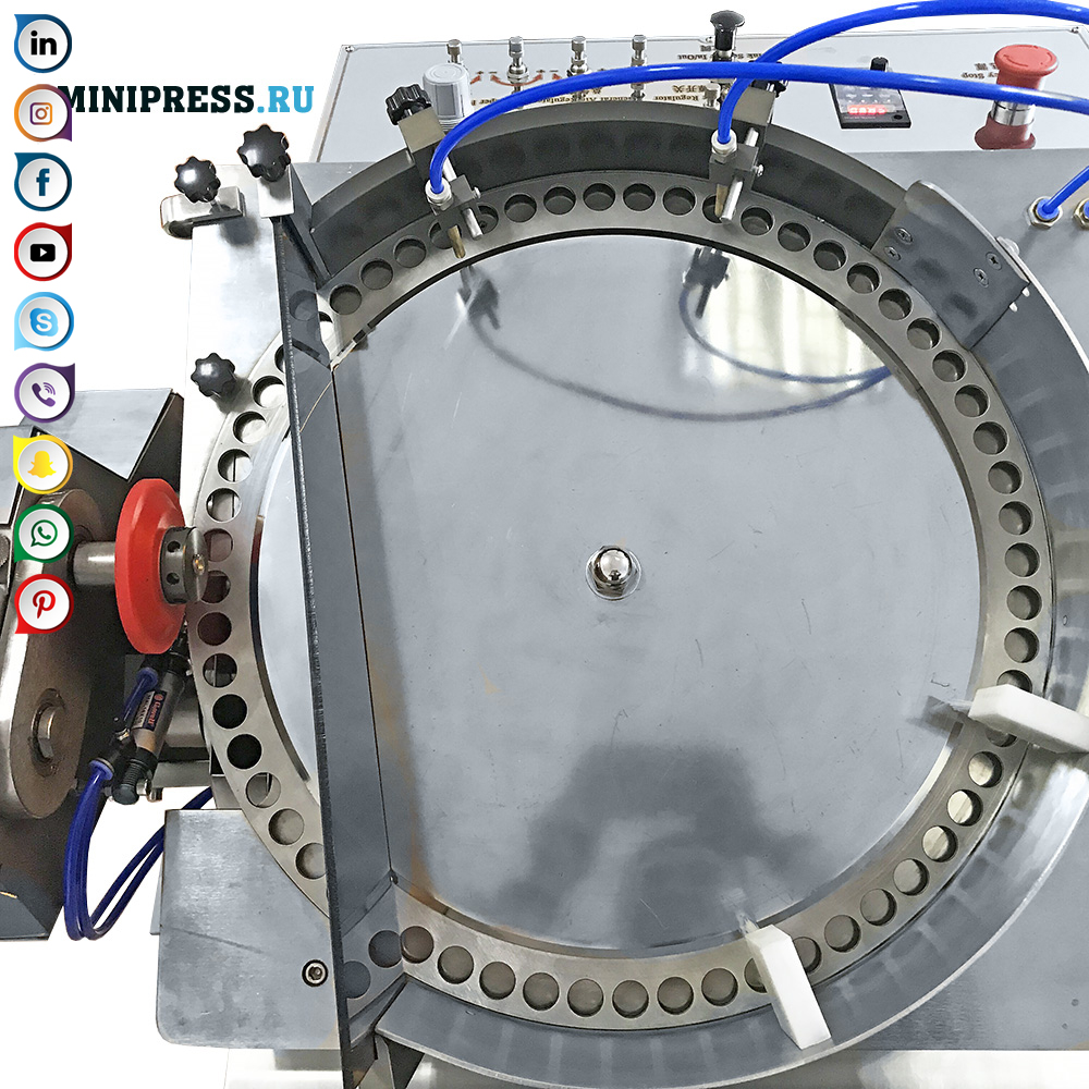 Skrivare för utskrift på tabletter, drageer och kapslar, tuggummi, godis, belagda nötter