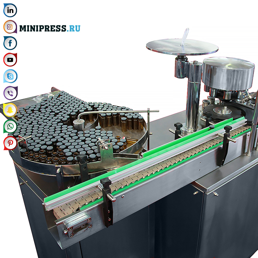 Utrustning för att rulla aluminiumlock på flaskor