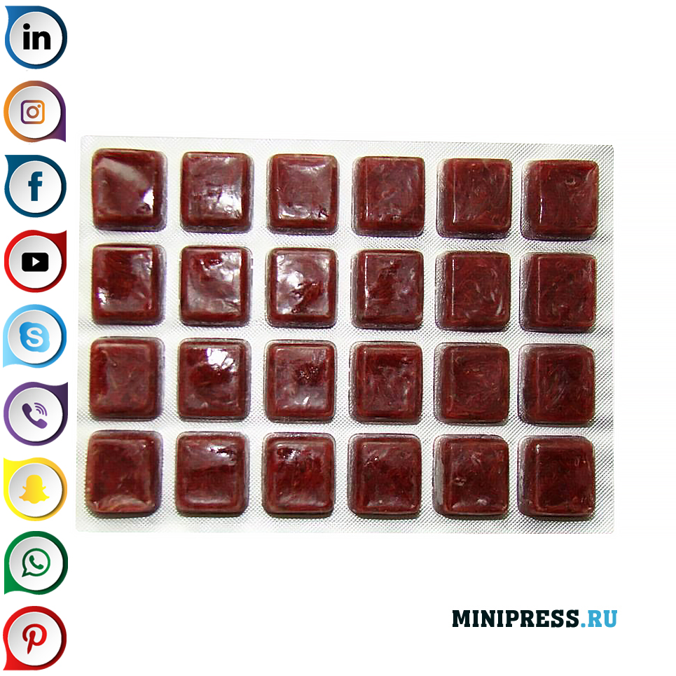 Kagamitan para sa pagpuno at packaging ng mga bloodworm sa mga paltos