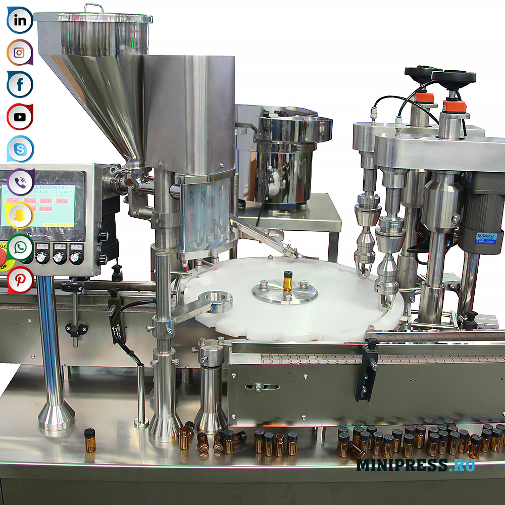 Monoblock ng dosed packing ng mga materyales sa pulbos