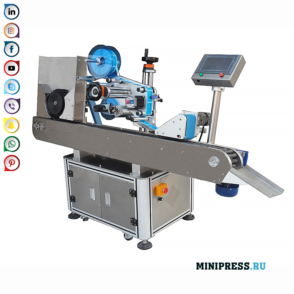 Pagmamarka ng makina para sa mga label na ampoule ng salamin at mga vial penicillin