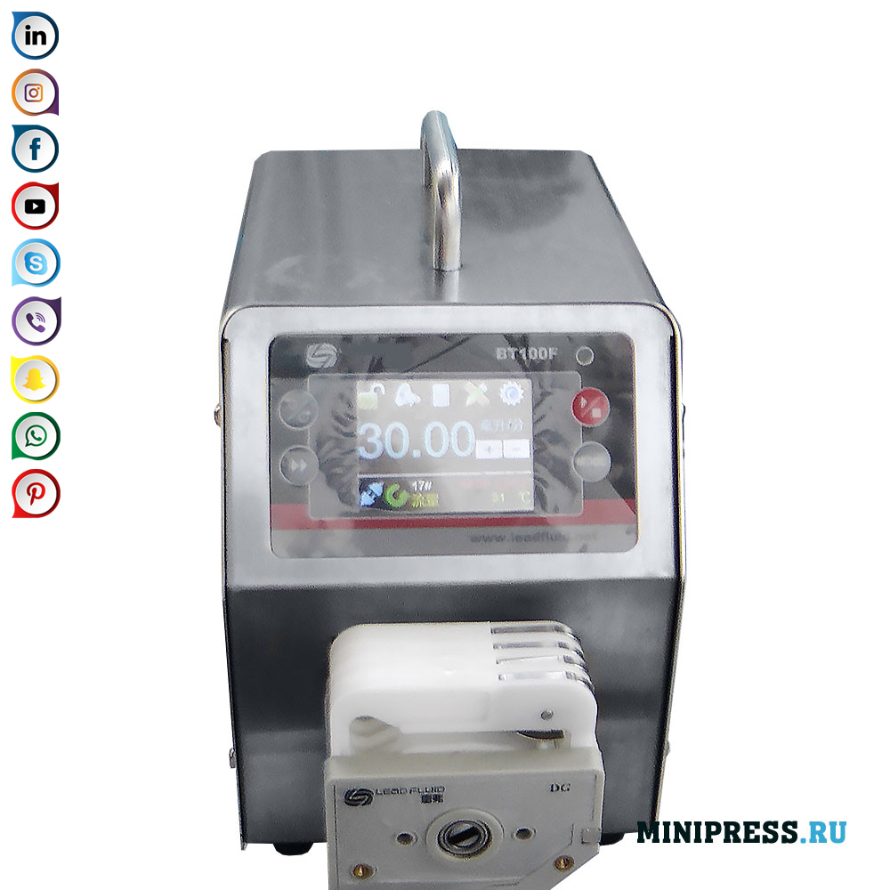 Produksyon at pagbebenta ng peristaltic pump; pagkontrol ng kawastuhan ng pagpuno ng likido