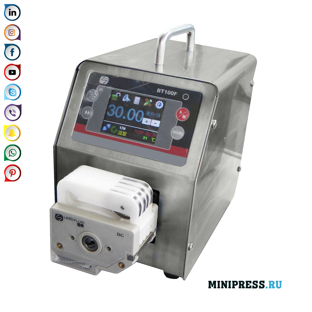 Produksyon at pagbebenta ng peristaltic pump; pagkontrol ng kawastuhan ng pagpuno ng likido