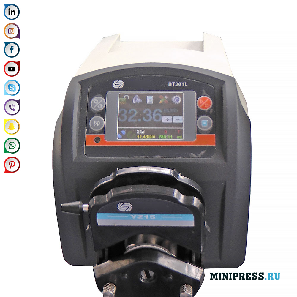 Produksyon at pagbebenta ng peristaltic pump; pagkontrol ng kawastuhan ng pagpuno ng likido