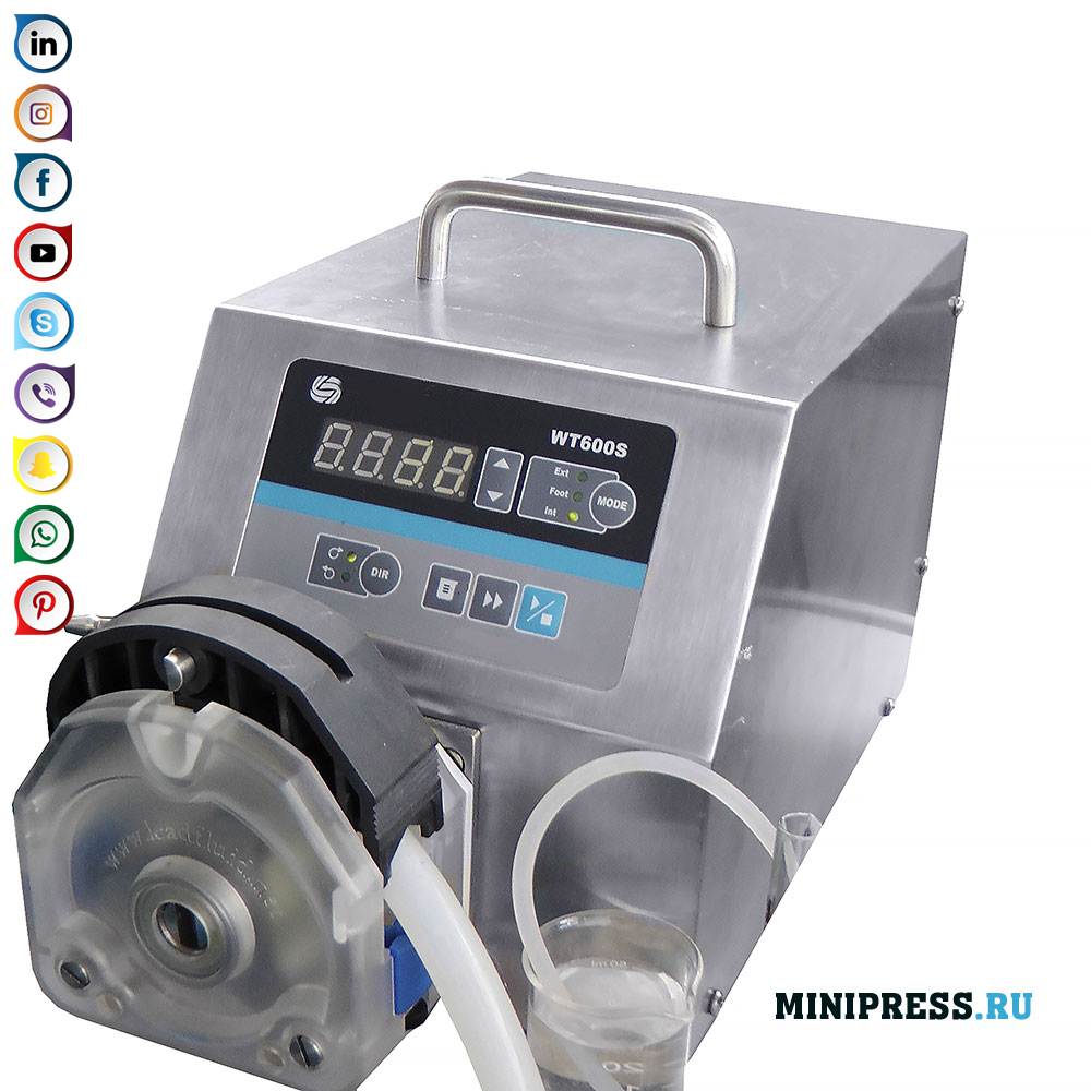 Produksyon at pagbebenta ng peristaltic pump; pagkontrol ng kawastuhan ng pagpuno ng likido