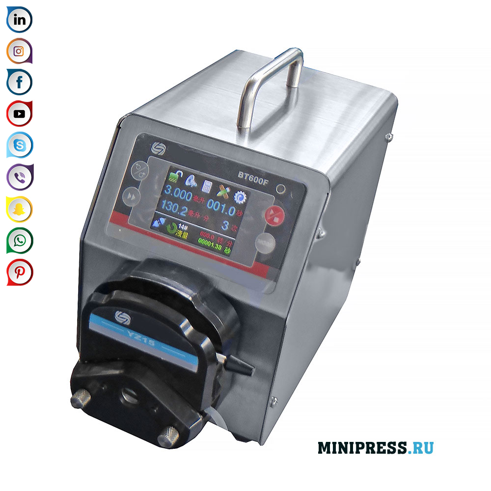 Produksyon at pagbebenta ng peristaltic pump; pagkontrol ng kawastuhan ng pagpuno ng likido