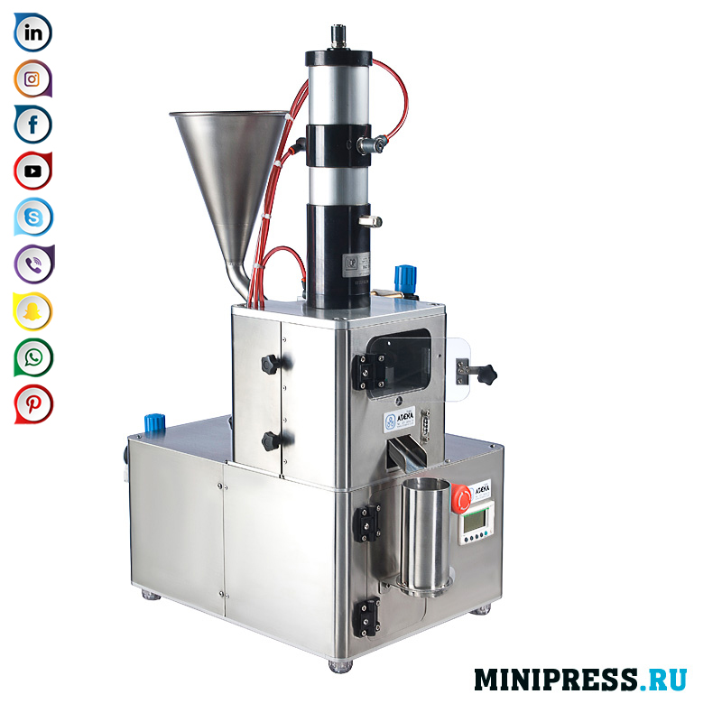 Pneumatic tablet press