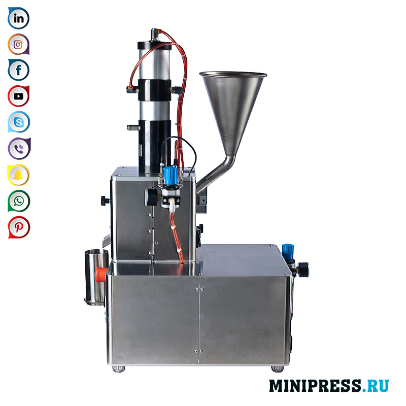 Pneumatic tablet press