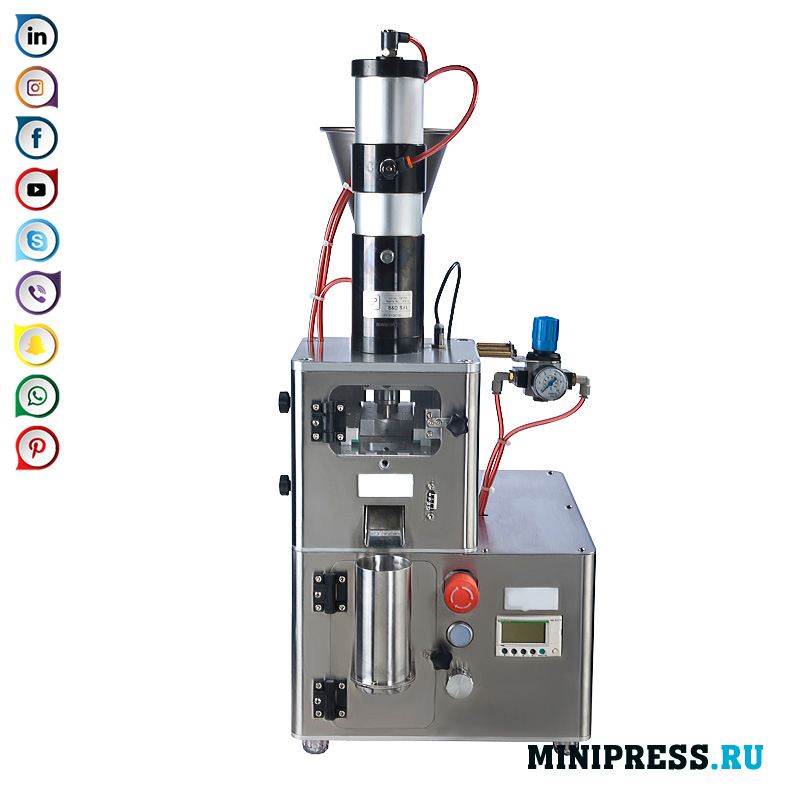Pneumatic tablet press